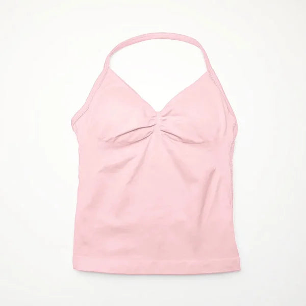 Women's Knit Broadcloth Top in Nylon - Himpall