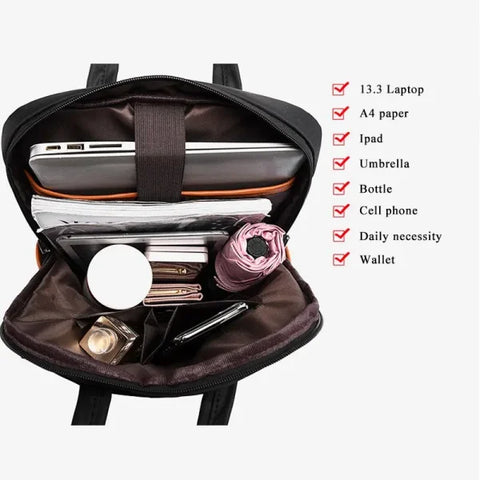Women’s Large Travel Backpack – Multifunction Oxford Fashion Bag - Himpall