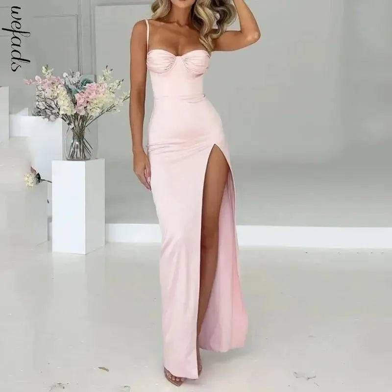 Women’s Maxi Dress – Elegant Summer Dress for Every Occasion - pink / XL