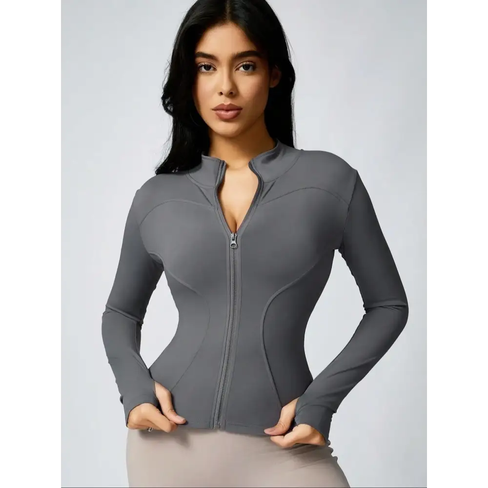 Womens Quick Dry Golf Jacket - GRAY / XS（old）