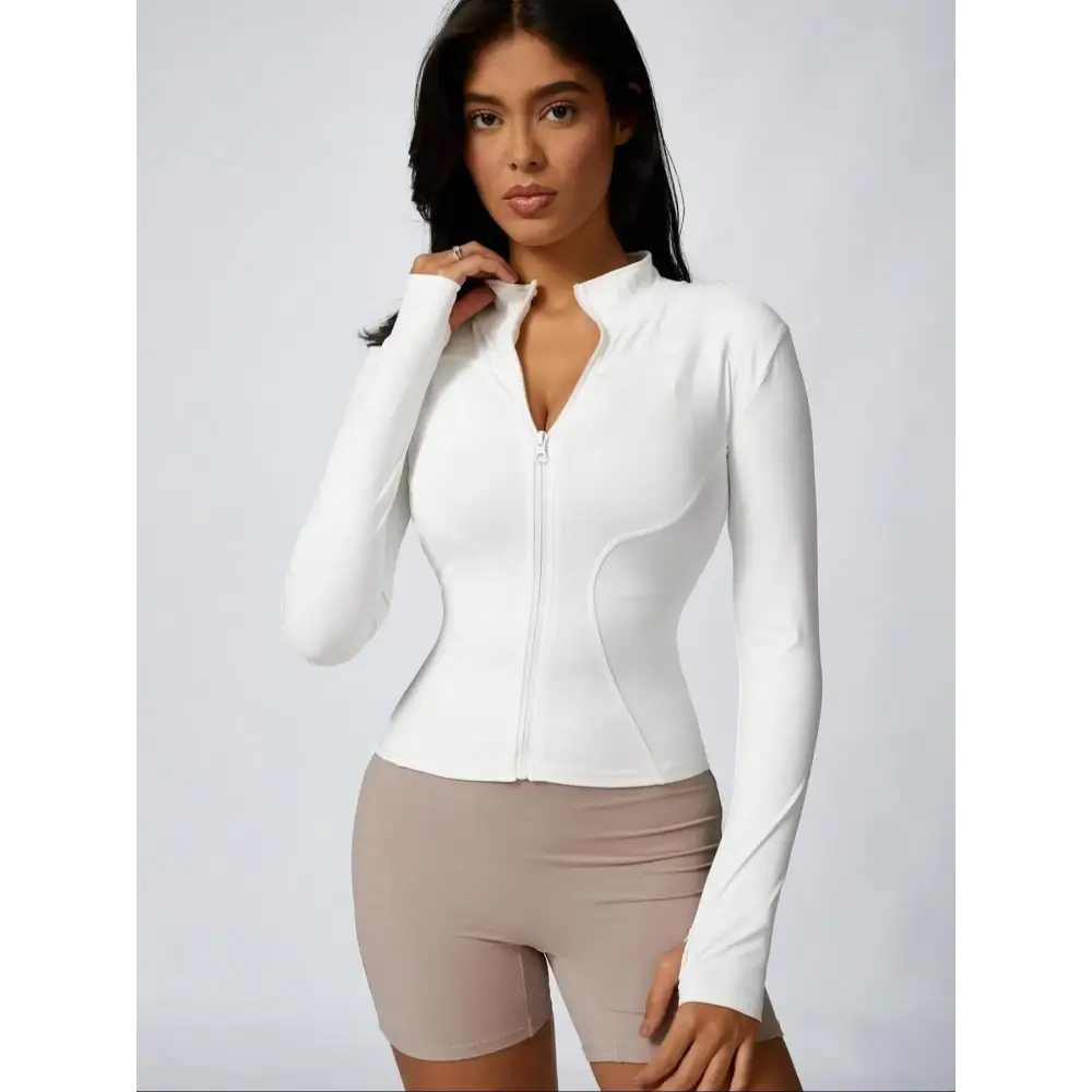 Womens Quick Dry Golf Jacket - WHITE / XS（old）