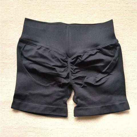 Women's Scrunch Butt Gym Shorts – Seamless Biker & Yoga Shorts - Himpall