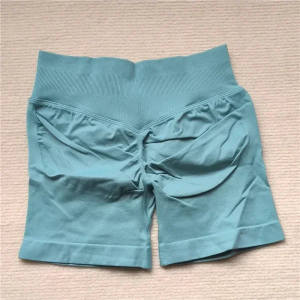 Women's Scrunch Butt Gym Shorts – Seamless Biker & Yoga Shorts - Himpall