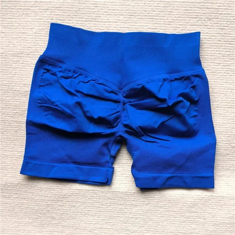 Women's Scrunch Butt Gym Shorts – Seamless Biker & Yoga Shorts - Himpall