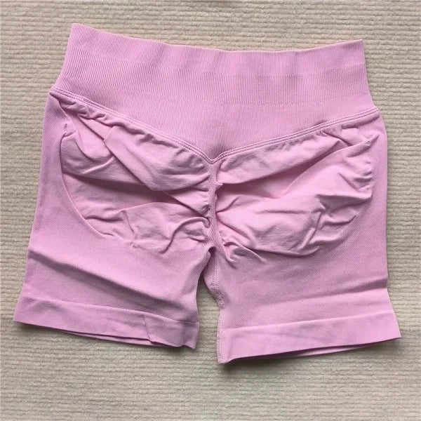 Women's Scrunch Butt Gym Shorts – Seamless Biker & Yoga Shorts - Himpall