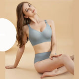 Women’s Seamless Bras Ladies Thin Style Jelly Color Soft Breastfeeding Bra Wireless Underwear Comfortable Lingerie Deep