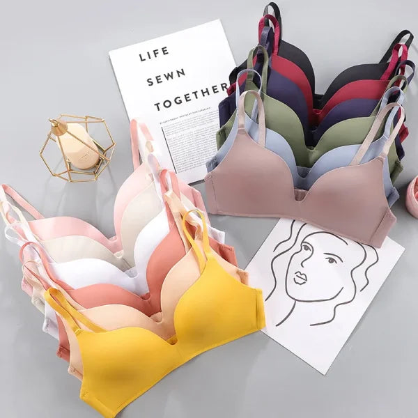 Women’s Seamless Push-Up Bra – No Wire Breathable & Comfortable