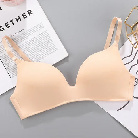 Women’s Seamless Push-Up Bra – No Wire Breathable & Comfortable - beige / S 32-70AB
