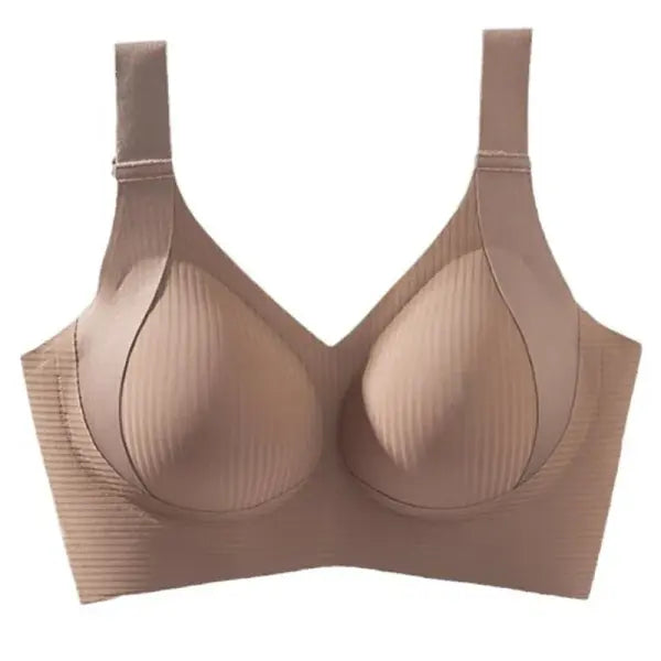 Women’s Seamless Underwear Thin Style Large Breasts Small Breasts No Wires Pull-up And Anti-sagging Large Size Bra