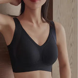 Women’s Seamless Underwear Thin Style Large Breasts Small Breasts No Wires Pull-up And Anti-sagging Large Size Bra
