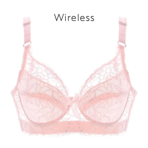 Women’s Sexy Lace Wireless Push Up Bra Sexy Wire Free Bras For Women Plus Size 75-105 B C D Thin Cup Bralette Lingerie