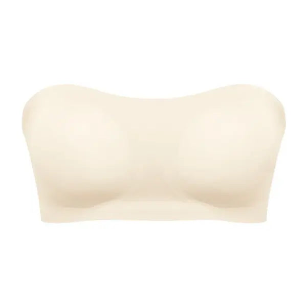 Women’s Sexy Strapless Push Up Bra Removable Padded Seamless Ice Silk Top Women Invisible Beauty Back Anti-slip