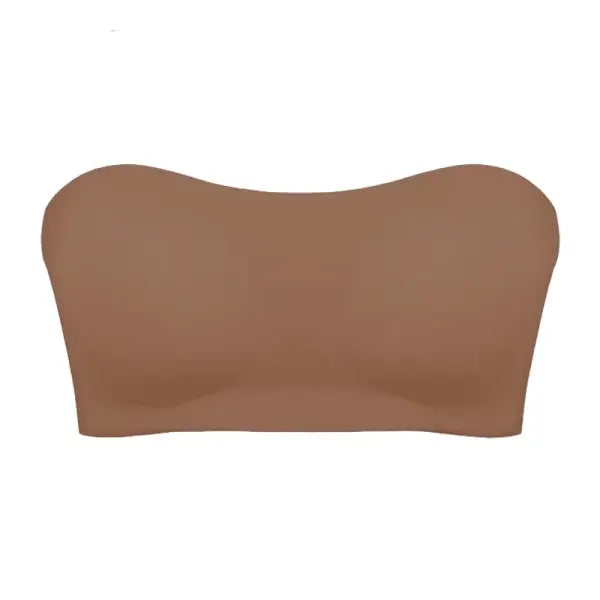 Women’s Sexy Strapless Push Up Bra Removable Padded Seamless Ice Silk Top Women Invisible Beauty Back Anti-slip