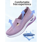 Women Slip On Summer Mesh Sneakers with Rubber Pattern Type Outsole