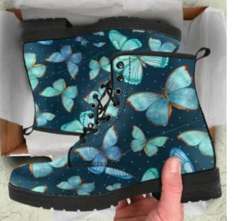Women’s Short Plush Martin Boots with Rubber Sole - Himpall