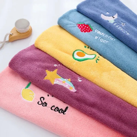 Women’s Soft Microfiber Towel and Quick Drying Hair Turban - Himpall