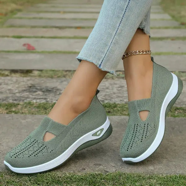 Women’s Sports Shoes Flying Woven Mesh Breathable Summer Sneakers