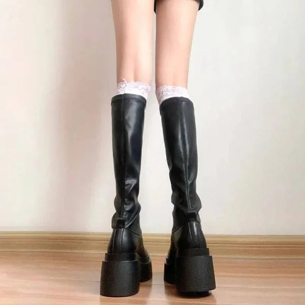 Women’s Stretch Slimming Boots High