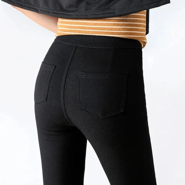 Women’s Summer Stretch Skinny Leggings - Elastic Slim Fit Casual Pencil Pants