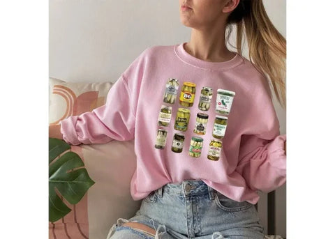 Women’s Sweater with Round Neck – Loose Comfortable Letter Print Top - AP230722018 / 2XL