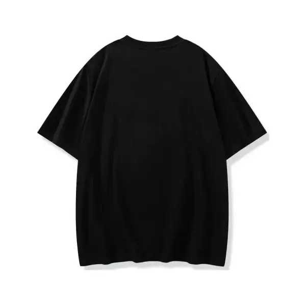 Women’s Funny Cat Print T-Shirt - Black Summer Graphic Tee for Daily Wear & Weekend Fashion