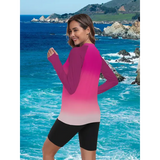 Women’s UPF 50+ Long Sleeve Sun Shirt – Lightweight Quick-Dry UV Protection Rash Guard for Outdoor & Hiking