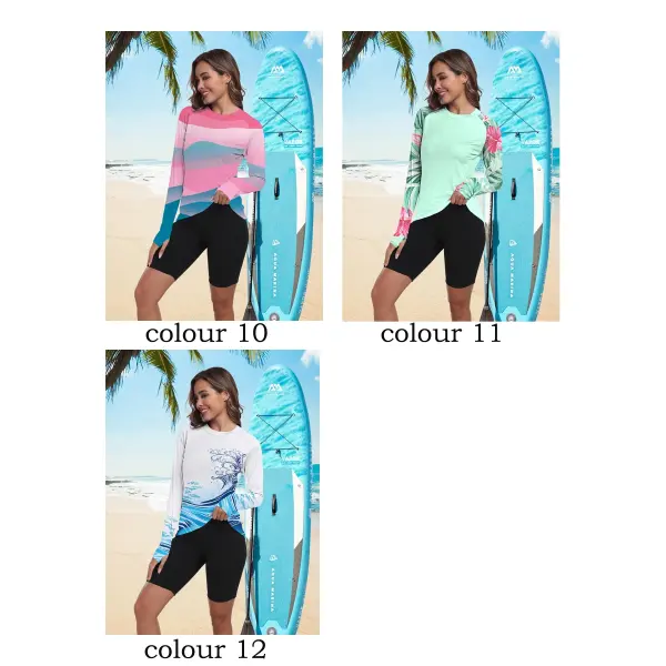 Women’s UPF 50+ Long Sleeve Sun Shirt – Lightweight Quick-Dry UV Protection Rash Guard for Outdoor & Hiking