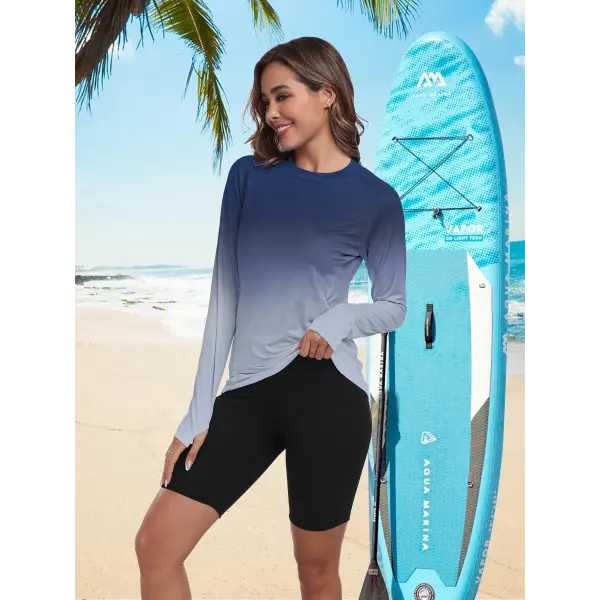 Women’s UPF 50+ Long Sleeve Sun Shirt – Lightweight Quick-Dry UV Protection Rash Guard for Outdoor & Hiking - colour 2