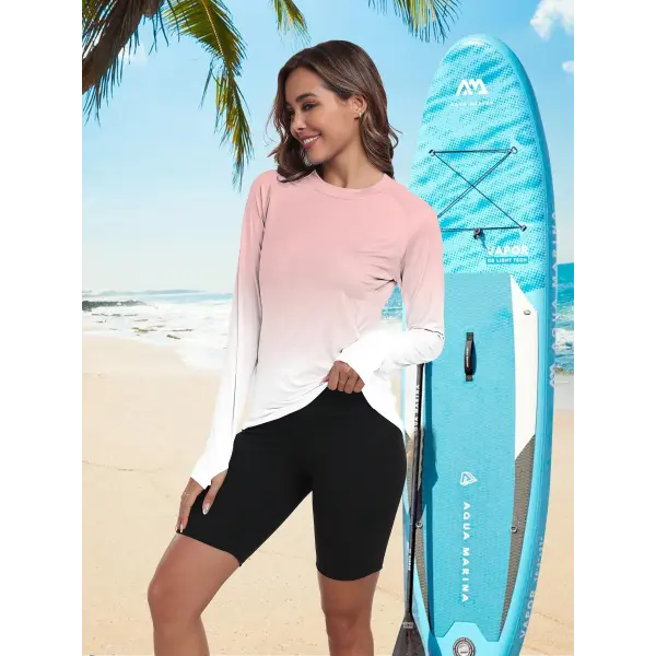 Women’s UPF 50+ Long Sleeve Sun Shirt – Lightweight Quick-Dry UV Protection Rash Guard for Outdoor & Hiking - colour 5