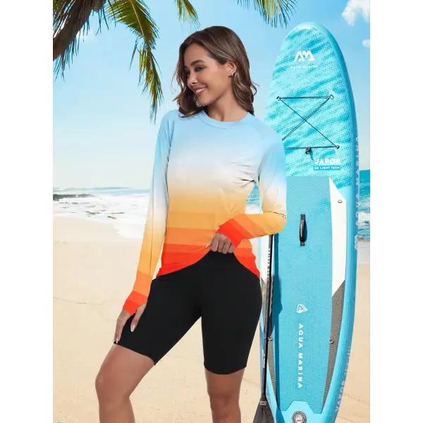Women’s UPF 50+ Long Sleeve Sun Shirt – Lightweight Quick-Dry UV Protection Rash Guard for Outdoor & Hiking - colour 3