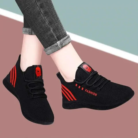 Women’s Vulcanized Air Mesh Sneakers – Breathable Casual Shoes