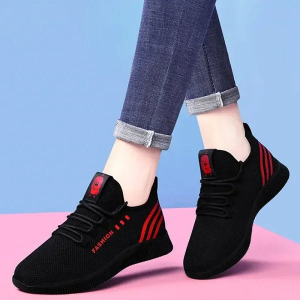 Women’s Vulcanized Air Mesh Sneakers – Breathable Casual Shoes