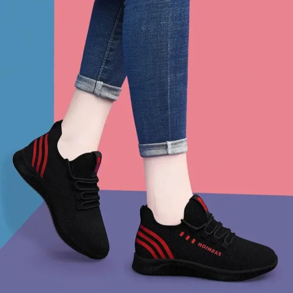 Women’s Vulcanized Air Mesh Sneakers – Breathable Casual Shoes