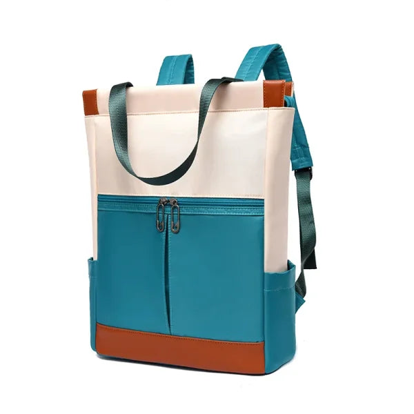 Women’s Waterproof Oxford Backpack - Large Fashion Schoolbag for Teenagers & Travel - MULTI