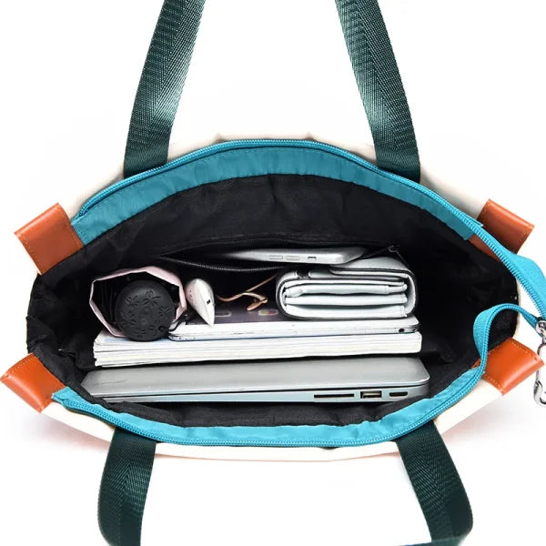 Women’s Waterproof Oxford Backpack - Large Fashion Schoolbag for Teenagers & Travel