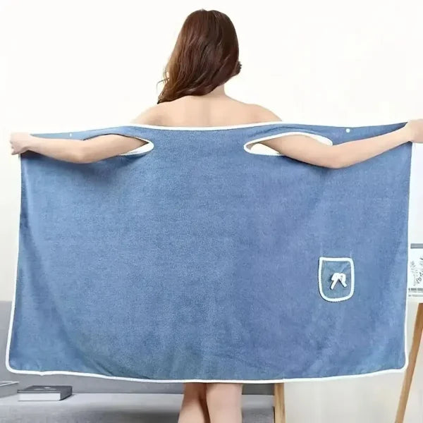 Women's Wearable Bath Towels in Fast-Drying Microfiber Fabric - Himpall