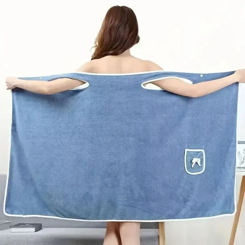 Women's Wearable Bath Towels in Fast-Drying Microfiber Fabric - Himpall
