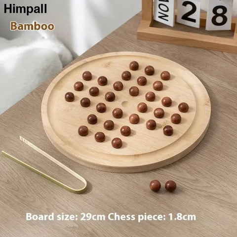 Wooden Toys for Kids - Educational Brain Teasers and Family Games - Bamboo Type Diameter 29CM