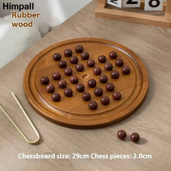 Wooden Toys for Kids - Educational Brain Teasers and Family Games - Solid Wood Type Diameter 29CM