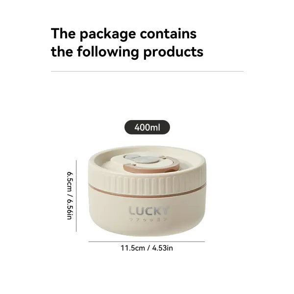 WORTHBUY Portable Sealed Thermal Lunch Box For Kids Stackable Microwave 304 Stainless Steel Bento Box Insulated Food