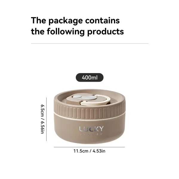 WORTHBUY Portable Sealed Thermal Lunch Box For Kids Stackable Microwave 304 Stainless Steel Bento Box Insulated Food