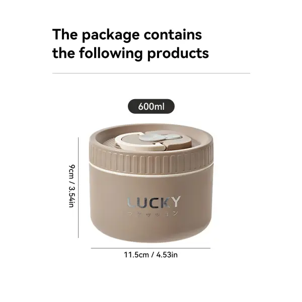 WORTHBUY Portable Sealed Thermal Lunch Box For Kids Stackable Microwave 304 Stainless Steel Bento Box Insulated Food