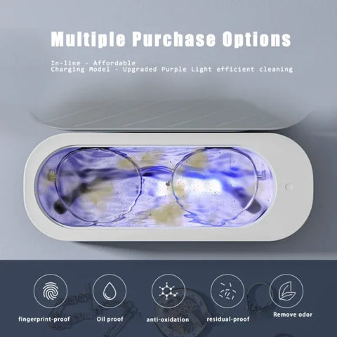 Xiaomi MIJIA Ultrasonic Cleaning Machine - USB Rechargeable High-Frequency Cleaner for Jewelry & Glasses - Himpall