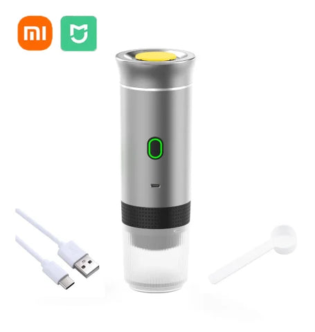 Xiaomi MIJIA Wireless Portable Espresso Coffee Maker – 3-in-1 Capsule & Powder Machine for Car, Home & Camping - Himpall