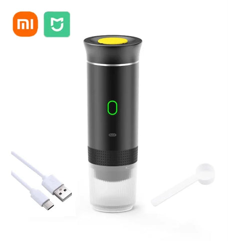 Xiaomi MIJIA Wireless Portable Espresso Coffee Maker – 3-in-1 Capsule & Powder Machine for Car, Home & Camping - Himpall