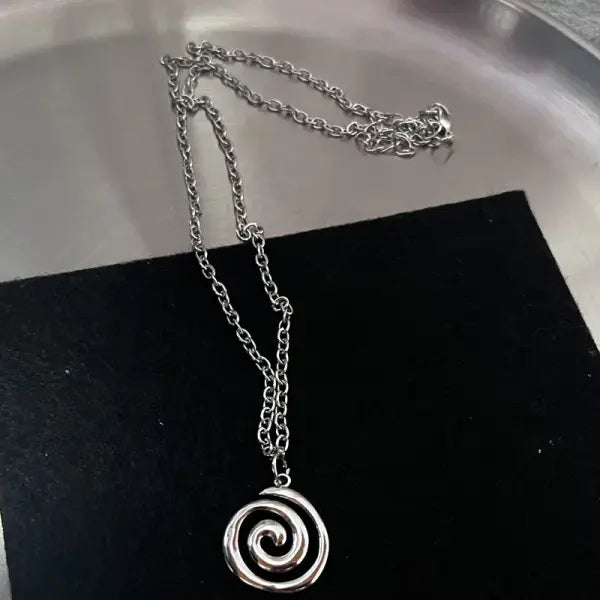 Y2K Flail Fire Heart Teeth Pendant Necklace for Women Men Charm Necklace Grunge Punk Fashion Jewelry - 3