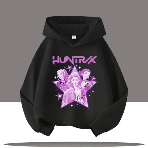 Y2K K-Pop Demon Hunters Hoodie – Teen Girls & Boys Autumn Casual Long Sleeve Hoody - 18 / 110