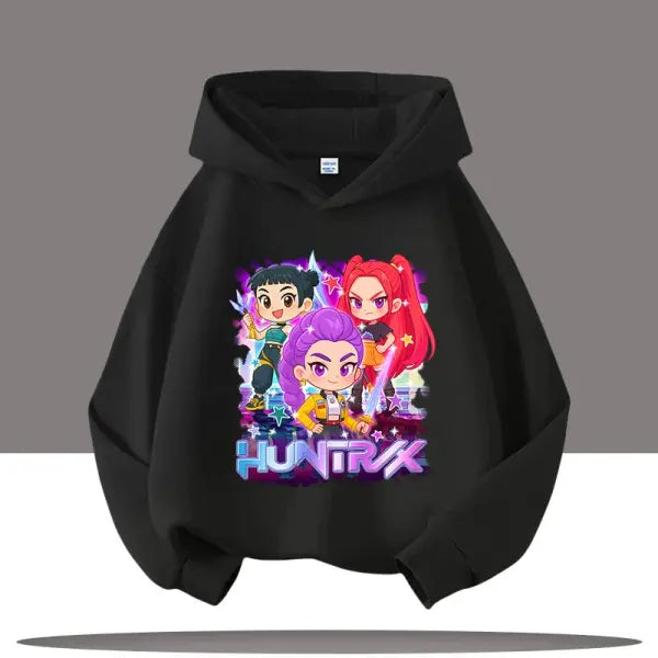 Y2K K-Pop Demon Hunters Hoodie – Teen Girls & Boys Autumn Casual Long Sleeve Hoody - 8 / 110