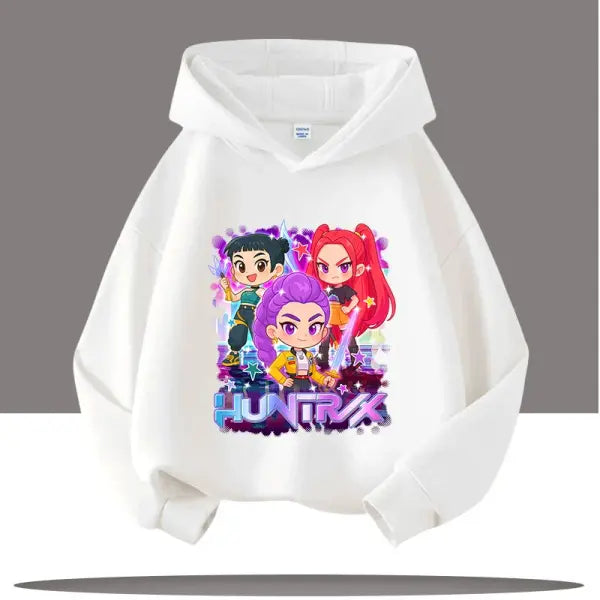 Y2K K-Pop Demon Hunters Hoodie – Teen Girls & Boys Autumn Casual Long Sleeve Hoody - 7 / 100