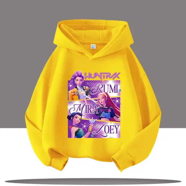 Y2K K-Pop Demon Hunters Hoodie – Teen Girls & Boys Autumn Casual Long Sleeve Hoody - 15 / 100